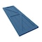 Ekena Millwork True Fit PVC Two Equal Panel Farmhouse Fixed Mount Shutters w/ Z-Bar, Sojourn Blue , 18W x 80H, PR TFP102FH18X080HB - alternate 4
