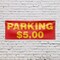 Signmission Parking $5 Dollars, 24 Inch x 72 Inch, Vinyl Banner B-72-30778 - alternate 2