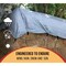 Mytee Products 2 Pk 25ft x 48ft Heavy Duty 8oz Hay Tarps Silver Black 14.5 mil Waterproof, 2PK HT25-48x2 - alternate 5
