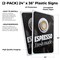 Signmission Espresso, Plastic Signs Only 24 Inch x 36 Inch, Corrugated Plastic, 2PK CSB-2436-2PACK-30373 - alternate 2