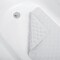 Zenith Zenna Home 16'' x 28'' White Rubber Bath Mat 77WW - alternate 3