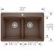 Blanco Diamond Equal Double Dual Deck, Cafe Brown 440218 - alternate 3