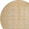 Homeroots 8' Beige And Rust Round Floral Medallion Washable Indoor Outdoor Area Rug 615940 - alternate 4