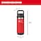 Milwaukee Tool Insulated Bottle, SS, 18 oz CAP, Black 48-22-8382R - alternate 5