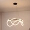 Jonathan Y Lisette 25" Contemporary Minimalist 360 Adjustable Silicone Rope Dimmable Integrated LED Chandelier,  JYL7140B - alternate 5
