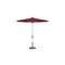 Treasure Garden 9 ft Patio Umbella, aluminum, fiberglass ribs, outdoor, Jockey Red UM840-SS 5403 Jockey Red - alternate 1