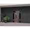 Vdomdoors Front Exterior Aluminum Door Ronex0511 Bronze Oak Prehung Entry Steel Metal Modern Painted RONEX0511EXD-BRW-W16+36+16xH80+16-RH-I - alternate 3