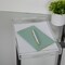Martha Stewart Brody Acrylic Letter Tray Office Desktop Organizer with Handles, 12.75 x 8.75 GS-TS004-CLR-MS - alternate 3