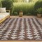 Jonathan Y Andratx Modern Tribal Geometric Brown/Beige 3 ft. x 5 ft. Indoor/Outdoor Area Rug SMB126A-3 - alternate 1