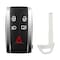 Aks Keys 2006 - 2007 Jaguar XK XKR Smart Key 5B Fob FCC# KR55WK45694 RC-JAGUAR-09C - alternate 1