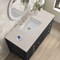 James Martin Vanities Myrrin 48" Single Vanity, Carbon Oak, w/ 3 CM Siberian Silestone Top w/FreePower Wireless Charger 485-V48-CBO-FSFR - alternate 4