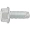 Auveco 3/8in-16 x 1in Indented Hex Washer Head Type F - Zinc, 50PK 11295 - alternate 1