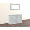 Homeroots 56" Gray Solid and Manufactured Wood Six Drawer Double Dresser 530242 - alternate 2