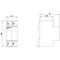 Siemens fuse holder 10 A size 10 mm x 38 mm 2-pole 1100 V DC IEC / 1250 V DC UL 3NW7025 - alternate 2