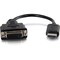 C2G HDMI TO DVI ADAPTER CONVERTER DONGLE-MALE TO FEMALE BLACK-EASILY CONNECT THE 41352 - alternate 1
