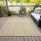 Homeroots 3' X 5' Gold And Beige Ogee Washable Indoor Outdoor Area Rug 601566 - alternate 4
