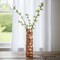 Uniquewise Large Decorative Modern Metal Honeycomb Design Table Flower Vase in Gold, 15-Inch Height QI004247.L - alternate 3