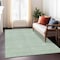 Homeroots 8' X 10' Sage And Gray Geometric Washable Indoor Outdoor Area Rug 595676 - alternate 3