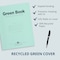 Roaring Spring Case of Recycled Exam Green Books, 8.5" x 11", 8 sheets/16 pages, Wide Ruled with Margin, PK500 77509cs - alternate 5