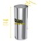 Hls Commercial 9 Gallon Trash Can with Sanitizer Gym Wipe Dispenser HLSC09WSR - alternate 3