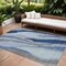 Homeroots 8' X 10' Blue Gray And Ivory Abstract Washable Indoor Outdoor Area Rug 600957 - alternate 1