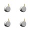 Service Caster 3 Inch MRI Safe Casters, 3/8 Inch Threaded Stem, Set of 4, 4PK SCC-TS02S75-TPR-GRY-381634-MRI-4 - alternate 1