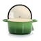 Crock-Pot Artisan 2 Piece 3 Quarts Enameled Cast Iron Dutch Oven in Pistachio Green 124966.02 - alternate 2