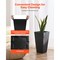 Vevor Tall Planter Set of 2 Square Tapered Planters 22 in for Outdoor Indoor, 2PK KD9942 - alternate 2