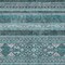 Homeroots 8' X 10' Teal Blue Ivory And Gray Southwestern Washable Indoor Outdoor Area Rug 582863 - alternate 3