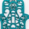 Homeroots Turquoise Solid Wood Geometric Shapes Wall Decor 488413 - alternate 4