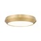 Z-Lite Quasars Modern Gold 1 Light Flush Mount 7701F16-MGLD-LED - alternate 1