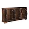 Homeroots 72in Dark Brown Solid Wood Live Edge Sideboard with Six Doors 521370 - alternate 4
