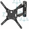 Startech.Com ADJUSTABLE TV WALL MOUNT BRACKET FOR UP TO 55INCH 77LB VESA DISPLAYS/CURVED TV FPWARTB1M - alternate 3