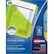 Avery Dennison Divider, Plastic Pocket, 5Tb, Assorted, PK5 11902 - alternate 1