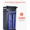 Vevor Magnetic Socket Organizer Set 6PCS Socket Trays Blue & Red for Metric SAE, 6PK QJ7333-6pc - alternate 3