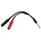 Pig Hog 6-in Y Cable, Stereo 1/4-inMale-Dual Mono 1/4-inFemale PYIC10 - alternate 2