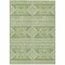 Homeroots 9' X 12' Green And Ivory Southwestern Washable Indoor Outdoor Area Rug 593676 - alternate 3