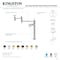 Kingston Brass Deck Mount Pot Filler Faucet with Knurled Handle, Polished Nickel KS3706RKZ - alternate 4