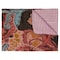 Homeroots 50" X 70" Brown And Pink Floral Cotton Quilted Kantha Throw Blanket with Embroidery 544547 - alternate 1