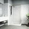 Vigo Elan E-Class 36 in. L x 48 in. W x 82 in. H Frameless Sliding Shower Enclosure Kit in Matte Gold VG6053MGCL48WL - alternate 2