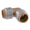 Sharkbite Max Pipe Elbow, 3/4 in Push-to-Connect, 90 deg Angle, DZR Brass, 250 psi Pressure UR256A4 - alternate 2