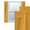 Ekena Millwork True Fit PVC, Two Board Joined Board-n-Batten Shutters w/Z-Bar, Turmeric , 10 3/4W x 42H, PR TFP102BBF11X042TU - alternate 1