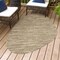 Jonathan Y Callan Modern Rustic Abstract Beige/Brown 9 ft. x 12 ft. Indoor/Outdoor Shaped Area Rug SHP202B-9 - alternate 3