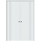 Sartodoors Sliding French Double Pocket Doors 60 x 80 inches, BASIC 0111 Arctic White, Kit Rail Hardware, So BASIC0111DP-MAW-60 - alternate 1