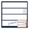 Quartet Flip-Top Glass Dry Erase Desktop Pad, 18 x 6, White Surface Q090F04-R - alternate 3