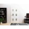 Vdomdoors Sliding Closet Bi-fold Doors White Solid Core Modern Interior SETE6003BF-WS-56 x 80 (2* 28x80) - alternate 3