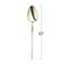 Smarty Had A Party Gold with White Handle Moderno Disposable Plastic Dinner Spoons (240 Spoons), 240PK 9320-GWS-CASE - alternate 3