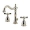 Kingston Brass Widespread Bathroom Faucet with Brass Pop-Up, Polished Nickel KB1976BEX - alternate 1