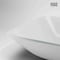 Vigo Sottile Modern White Glass 18 in. L x 13 in. W x 4 in. H Rectangular Vessel Bathroom Sink VG07114 - alternate 2