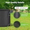 Ipower HealSmart Plant Grow Bags 7 Gallon, Tomoato Planter Pots with Handles, Black 2024 Version, 5PK GLGROWBAG7X5BLKV5 - alternate 4